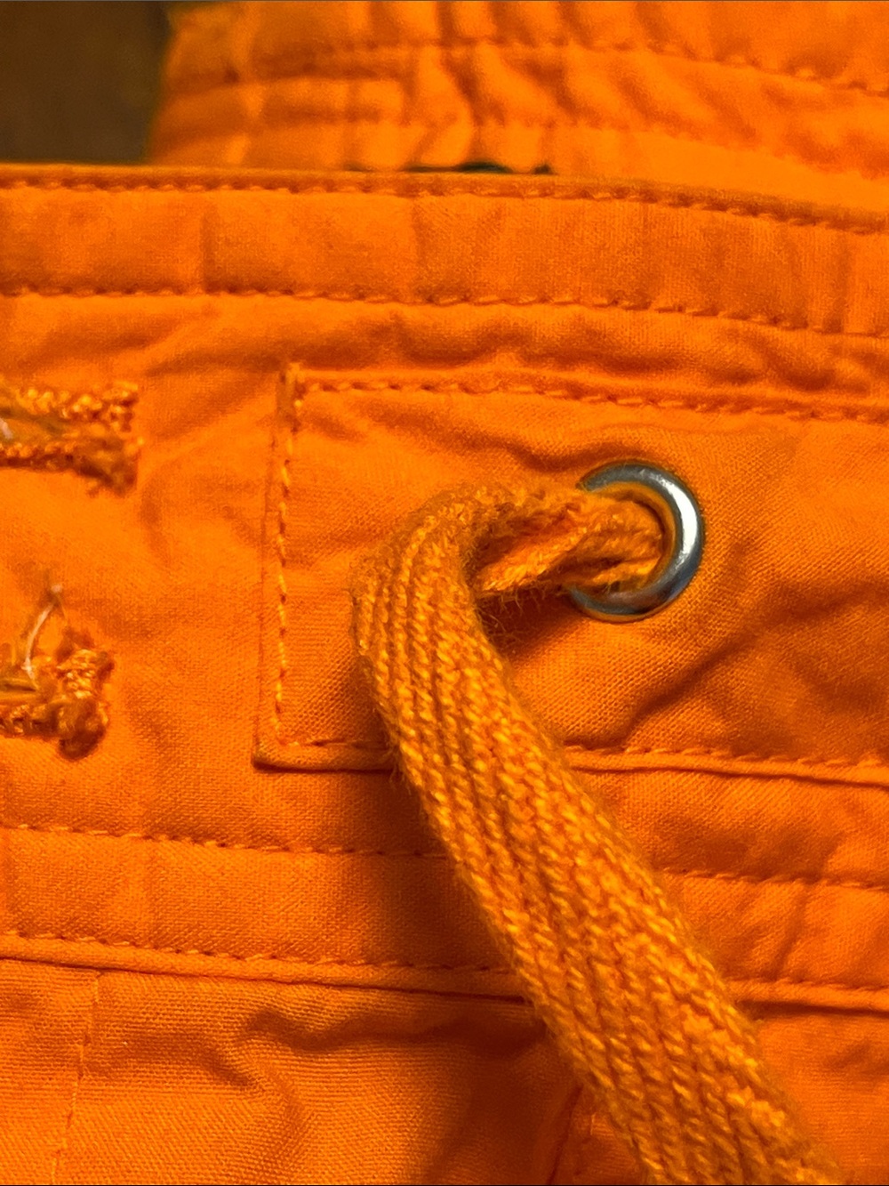 Ralph Lauren  orange woman cargo cotton pants, size 12, nice!! - Picture 10 of 14